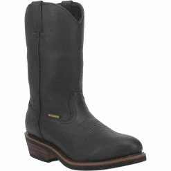 Men's Dan Post Albuquerque Work Boots Waterproof Black