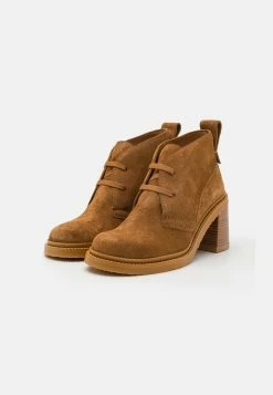 See By Chloé Bonni - High Heeled Ankle Boots - Tan -winter shoes Sales 2023 03c7f99ef12b4f12b0c9c42089e31248