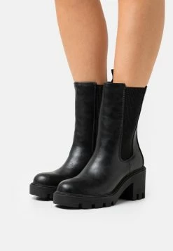 Bianco Biagisella High Chelsea Carnation - Platform Ankle Boots - Black