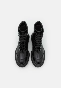 MSGM Donna Woman Boot - Lace-Up Ankle Boots - Black -winter shoes Sales 2023 0c4cb914e5d54a6e93b266aab87b6071