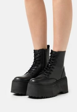 Zign Leather - Platform Ankle Boots - Black