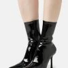 Jeffrey Campbell Daring - Classic Ankle Boots - Black Crinkle