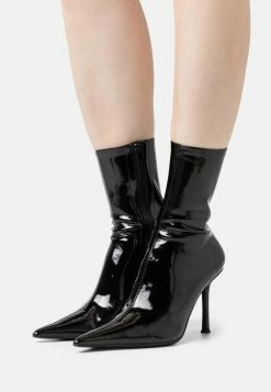 Jeffrey Campbell Daring - Classic Ankle Boots - Black Crinkle