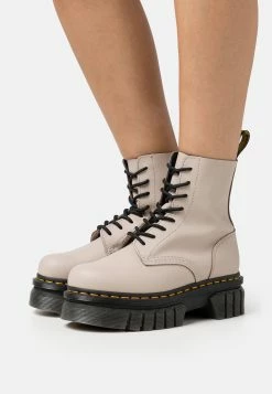 Dr. Martens Audrick 8-Eye Boot - Lace-Up Ankle Boots - Vintage Taupe