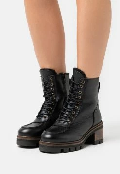 Anna Field Leather Winter Bootie - Platform Ankle Boots