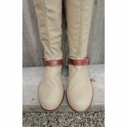 Studio Pollini Canvas And Leather Boots In Mint Condition Beige -winter shoes Sales 2023 110776 5