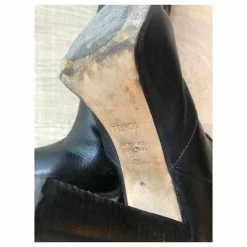 BLACK LEATHER BOOTS FENDI -winter shoes Sales 2023 113400 5