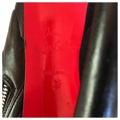 Christian Louboutin Black Leather Futura Platform Ankle Boots -winter shoes Sales 2023 125638 5