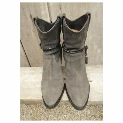 Fratelli Rosseti Gray Suede Ankle Boots With Leather Lace Fratelli Rossetti Grey -winter shoes Sales 2023 133260 4