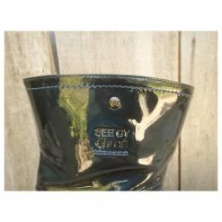 See By Chloé Patent Leather Boots 38 Dark Green -winter shoes Sales 2023 142402 5