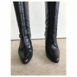 Hermès Leather Boots Black -winter shoes Sales 2023 144947 4
