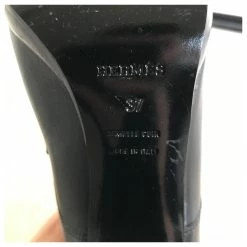 Hermès Leather Boots Black -winter shoes Sales 2023 144947 6