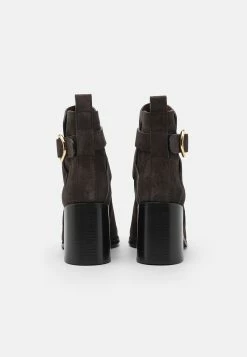 See By Chloé Lyna - Classic Ankle Boots - Charcoal -winter shoes Sales 2023 14ed8239629747e4ba84e6a0f39f871b