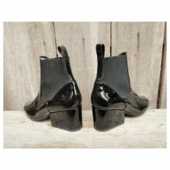 Robert Clergerie Patent Leather Boots 37 New With Slight Original Defect Black -winter shoes Sales 2023 152155 6