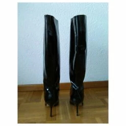 Dolce & Gabbana DOLCE&GABBANA BOOTS Black Patent Leather -winter shoes Sales 2023 153327 6