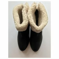 Zadig & Voltaire TEDDY CUIR LEATHER BIKER BOOTS Black -winter shoes Sales 2023 154150 6