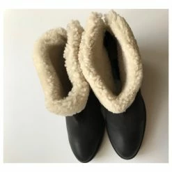 Zadig & Voltaire TEDDY CUIR LEATHER BIKER BOOTS Black -winter shoes Sales 2023 154150 7