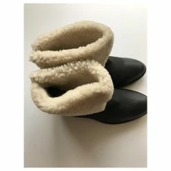 Zadig & Voltaire TEDDY CUIR LEATHER BIKER BOOTS Black -winter shoes Sales 2023 154150 9