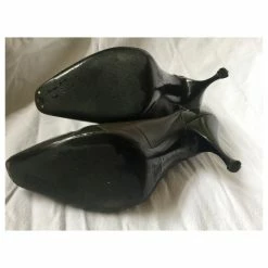 Celine Céline Leather And Patent Ankle Boots Taupe -winter shoes Sales 2023 154343 5