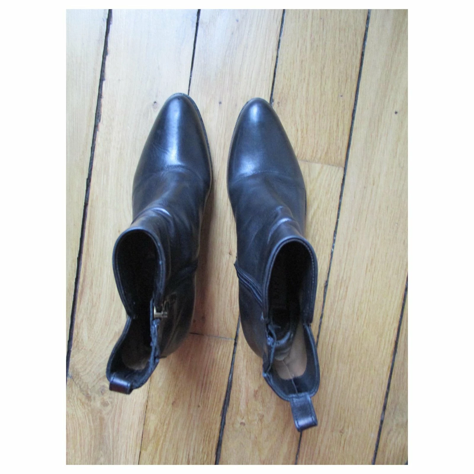 Sartore Sartre, Black Leather Boots, 36,5. 6 Sartore Sartre, Black Leather Boots, 36,5. - Image 6