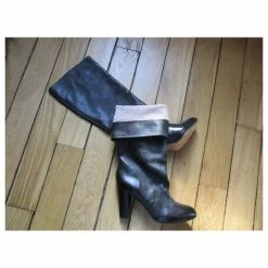 Chloé Black Calf Leather Boots, 36,5. 10 Chloé Black Calf Leather Boots, 36,5. -winter shoes Sales 2023 157007 5