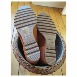 Marc By Marc Jacobs Furry Boots, Wedges, Cognac Leather 36. Caramel -winter shoes Sales 2023 165415 6