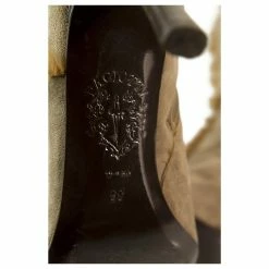 Cesare Paciotti Taupe Suede Sheepskin Leather Boots Slim Heels Pointed Toe 39 Beige Light Brown -winter shoes Sales 2023 167551 7