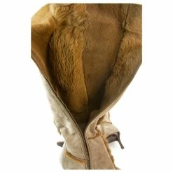 Cesare Paciotti Taupe Suede Sheepskin Leather Boots Slim Heels Pointed Toe 39 Beige Light Brown -winter shoes Sales 2023 167551 9
