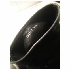 Gucci Buckled Ankle Boots With Bamboo Ring In Black Leather -winter shoes Sales 2023 178545 3