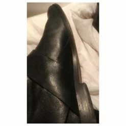 Gucci Buckled Ankle Boots With Bamboo Ring In Black Leather -winter shoes Sales 2023 178545 9