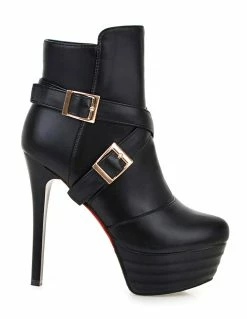 Black Ankle Boots High Heel Platform Booties Women's Buckle Zipper Stiletto Short Boots 17 Black Ankle Boots High Heel Platform Booties Women's Buckle Zipper Stiletto Short Boots -winter shoes Sales 2023 18f8dfb7 3be3 4ede b9d9 227541c3b768