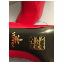 Prada Patent Leather Ankle Boots Red -winter shoes Sales 2023 196836 3