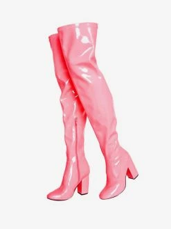 Womens Thigh High Boots Red Round Toe Bright Leather Chunky Heel Women's Boots 14 Womens Thigh High Boots Red Round Toe Bright Leather Chunky Heel Women's Boots -winter shoes Sales 2023 1d3c95a4 953a 4029 b4f2 d1fb64c52e5a