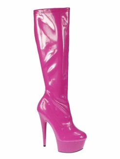 Pole Dance Shoes Black High Boots High Heel Platform Zipper Round Toe Sexy Boots For Women -winter shoes Sales 2023 201610071718507469231