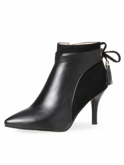 High Heel Booties Women Ankle Boots Hunter Green Pointed Toe Booties -winter shoes Sales 2023 201712081431265024648