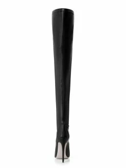 Black Thigh High Boots Womens Pointed Toe Stiletto Heel Over The Knee Boots 10 Black Thigh High Boots Womens Pointed Toe Stiletto Heel Over The Knee Boots -winter shoes Sales 2023 201712261602065602347
