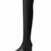 Thigh High Boots Womens Round Toe Chunky Heel Over The Knee Boots