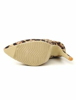 High Heel Boots Women Leopard Pointed Toe Lace Up Ankle Boots -winter shoes Sales 2023 201809131851156763240