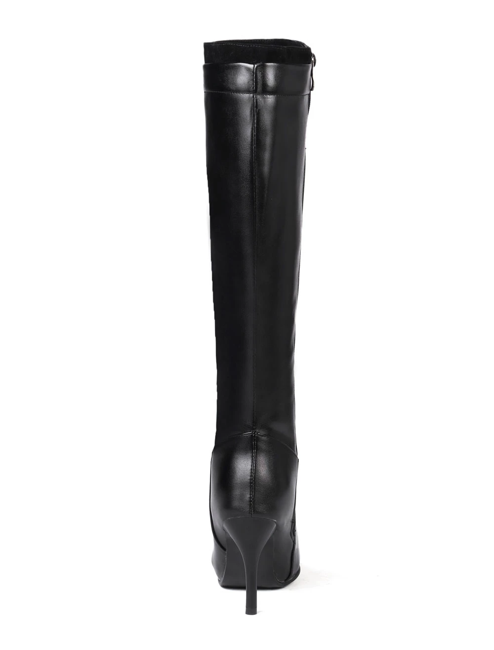 Knee High Boots Womens Solid Color Pointed Toe Stiletto Heel Boots 5 Knee High Boots Womens Solid Color Pointed Toe Stiletto Heel Boots - Image 5