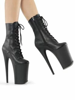 Pole Dance Shoes Women Sexy Boots Round Toe Zipper Zipper Stiletto Heel Rave Club Black Thigh High Boots Over The Knee Boots Stripper Shoes -winter shoes Sales 2023 202003250920581202468
