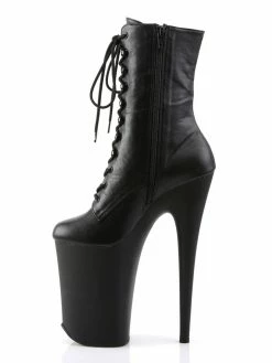 Pole Dance Shoes Women Sexy Boots Round Toe Zipper Zipper Stiletto Heel Rave Club Black Thigh High Boots Over The Knee Boots Stripper Shoes -winter shoes Sales 2023 202003250920587684661
