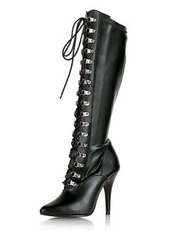 Sexy High Heel Boots Pointed Toe Sequins Stiletto Heel Rave Club Black Over The Knee Boots