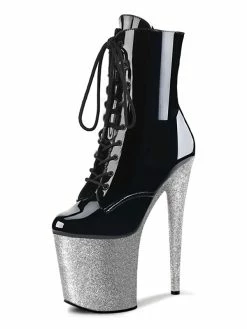 Pole Dance Shoes Women Sexy Boots Open Toe Zipper Sequins Stars Print Stiletto Heel Rave Club Thigh High Boots Blond Over The Knee Boots Stripper Shoes -winter shoes Sales 2023 20210611141614507421