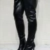 Women's Wide Thigh High Heel Boots