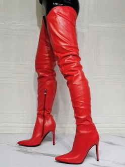 Women's Stiletto Heel Sexy Thigh High Boots -winter shoes Sales 2023 202107281907206135486