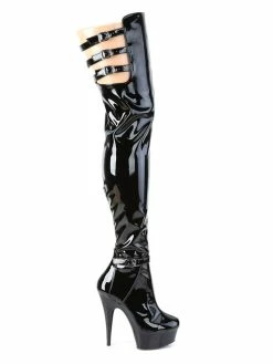 Pole Dance Shoes Women's Sexy Platform Thigh High Heel Boots With Buckles In Black Patent Leather 9 Pole Dance Shoes Women's Sexy Platform Thigh High Heel Boots With Buckles In Black Patent Leather -winter shoes Sales 2023 202108121520367692301