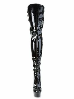 Pole Dance Shoes Women's Sexy Platform Thigh High Heel Boots With Buckles In Black Patent Leather 7 Pole Dance Shoes Women's Sexy Platform Thigh High Heel Boots With Buckles In Black Patent Leather -winter shoes Sales 2023 202108121520370693603