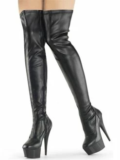 Pole Dance Shoes Women Sexy Thigh High Boots Platform Stiletto Heel