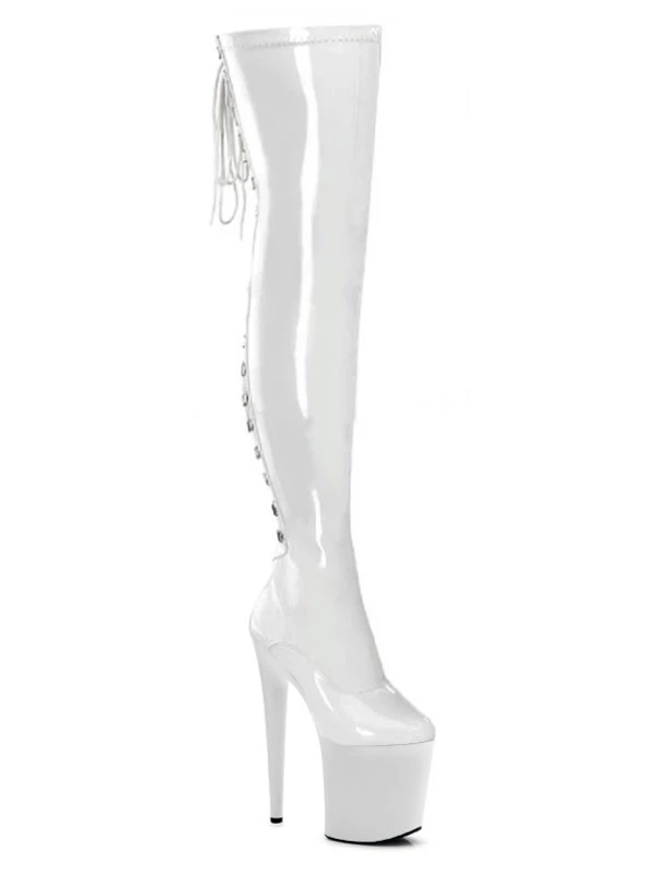 Pole Dance Shoes Sexy High Heel Boots Platform Stiletto Heel Sky High Heel Black 5 Pole Dance Shoes Sexy High Heel Boots Platform Stiletto Heel Sky High Heel Black - Image 5