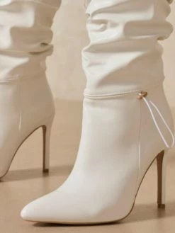 Women's Slouch Knee High Stiletto Heel Boots -winter shoes Sales 2023 202109261524282943408